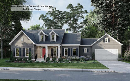 Southern House Plan #6261-00072 Elevation Photo