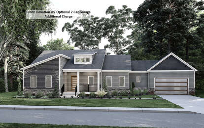 Modern House Plan #6261-00073 Elevation Photo