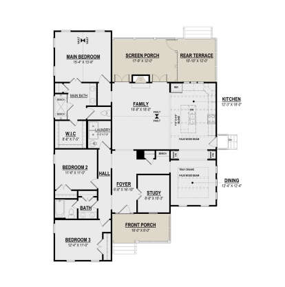 Main Floor  for House Plan #6261-00074