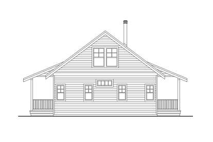 Cabin House Plan #035-01133 Elevation Photo