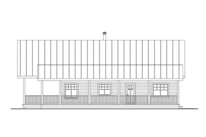 Cabin House Plan #035-01133 Elevation Photo
