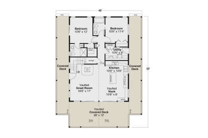 Main Floor  for House Plan #035-01133