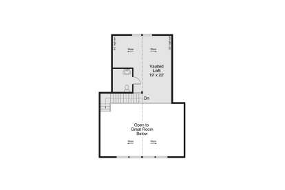 Loft for House Plan #035-01133