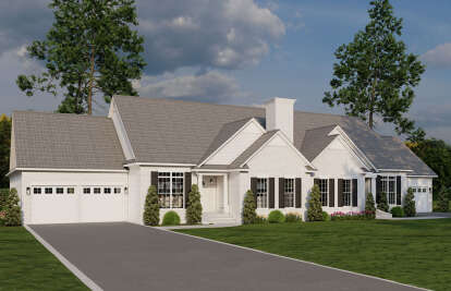 Traditional House Plan #110-01130 Elevation Photo