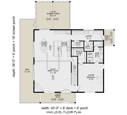 Main Floor  for House Plan #940-01270