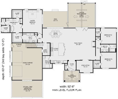 Main Floor  for House Plan #940-01272