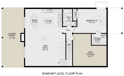 Basement for House Plan #940-01273