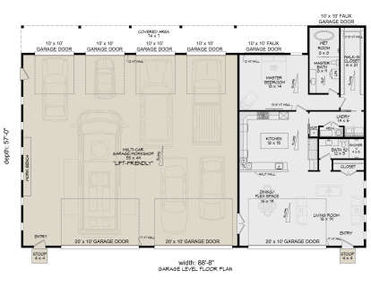 Main Floor  for House Plan #940-01274