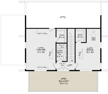Third Floor for House Plan #940-01275