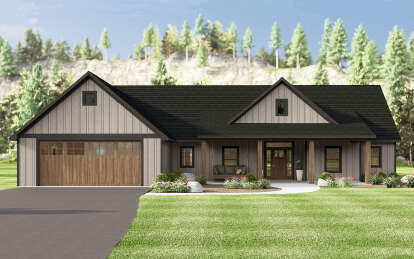 Modern Farmhouse House Plan #5032-00337 Elevation Photo