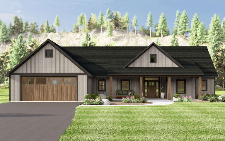 House Plan House Plan #32737 Front Elevation 