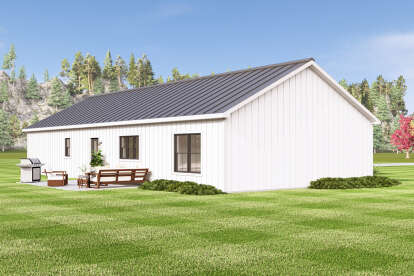 Modern Farmhouse House Plan #5032-00338 Elevation Photo