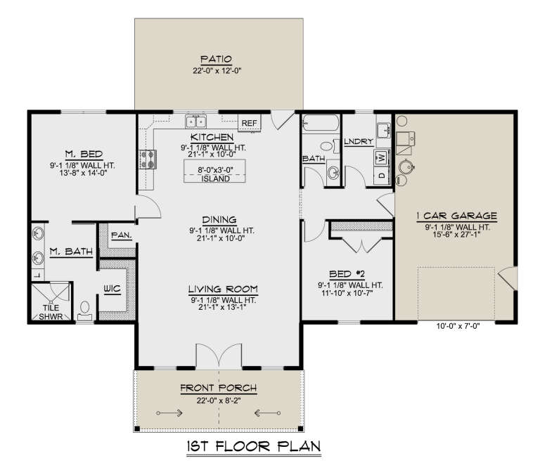 House Plan House Plan #32738 Drawing 1