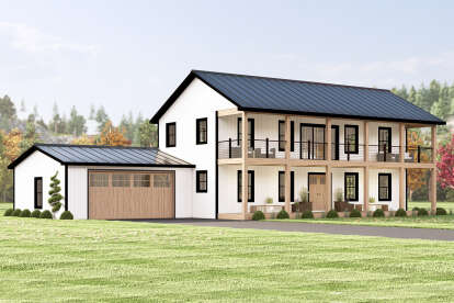 Modern Farmhouse House Plan #5032-00339 Elevation Photo