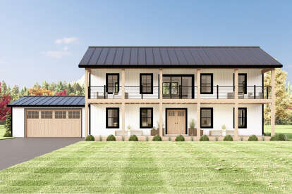 Modern Farmhouse House Plan #5032-00339 Elevation Photo