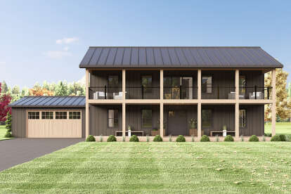 Modern Farmhouse House Plan #5032-00339 Elevation Photo