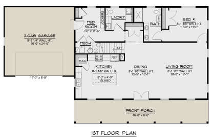 Main Floor  for House Plan #5032-00339