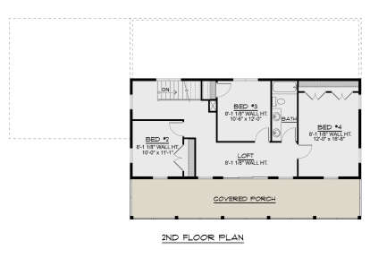 Second Floor for House Plan #5032-00339