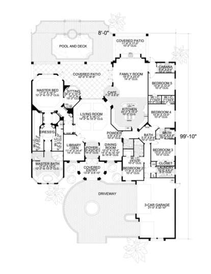 Floorplan1 for House Plan #168-00029