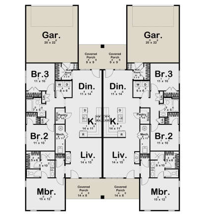 Main Floor  for House Plan #963-01128