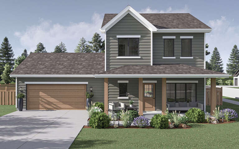 House Plan House Plan #32742 Front Elevation 