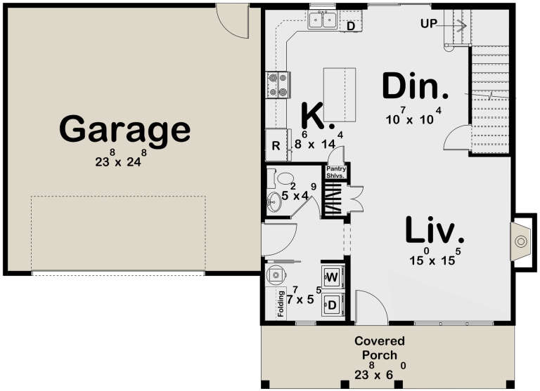 House Plan House Plan #32742 Drawing 1