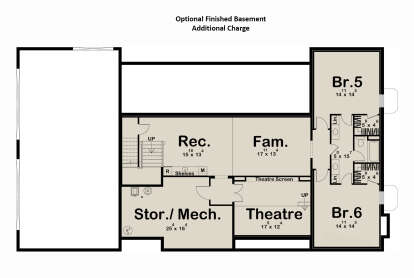 Basement for House Plan #963-01130