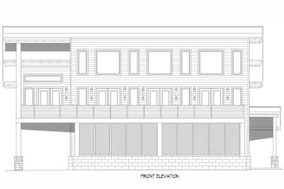 Modern House Plan #940-01277 Elevation Photo