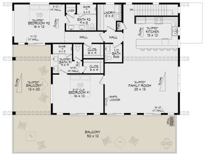 Main Floor for House Plan #940-01277
