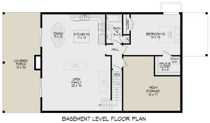 Basement for House Plan #940-01278
