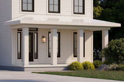 Farmhouse House Plan #402-01840 Elevation Photo