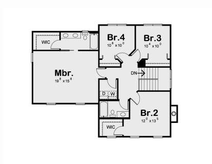 Second Floor for House Plan #402-01840