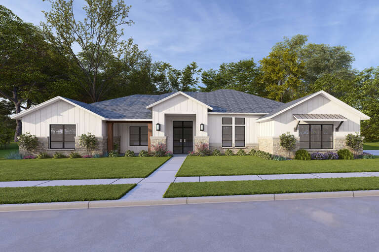 House Plan House Plan #32747 Front Elevation 
