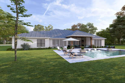 Modern Farmhouse House Plan #3570-00002 Elevation Photo