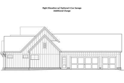 Modern Farmhouse House Plan #009-00438 Elevation Photo