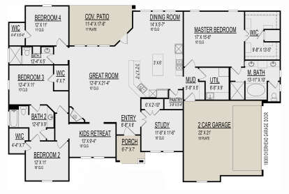 Main Floor  for House Plan #9300-00121