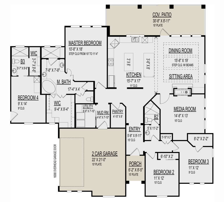 House Plan House Plan #32751 Drawing 1