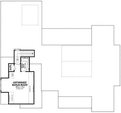 Bonus Room for House Plan #041-00386