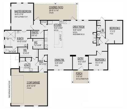 Main Floor  for House Plan #9300-00123