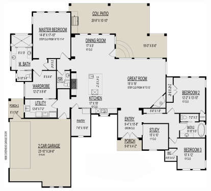 Main Floor  for House Plan #9300-00128