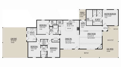 Main Floor  for House Plan #9300-00129