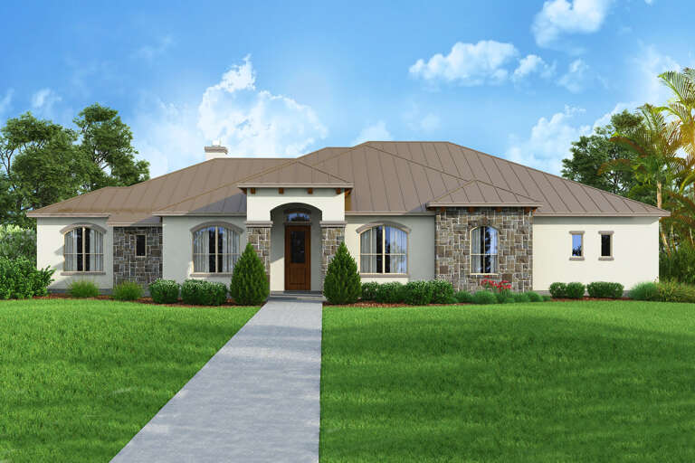 House Plan House Plan #32760 Front Elevation 