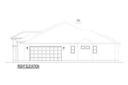 European House Plan #9300-00130 Elevation Photo