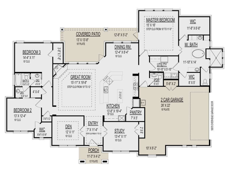 House Plan House Plan #32760 Drawing 1