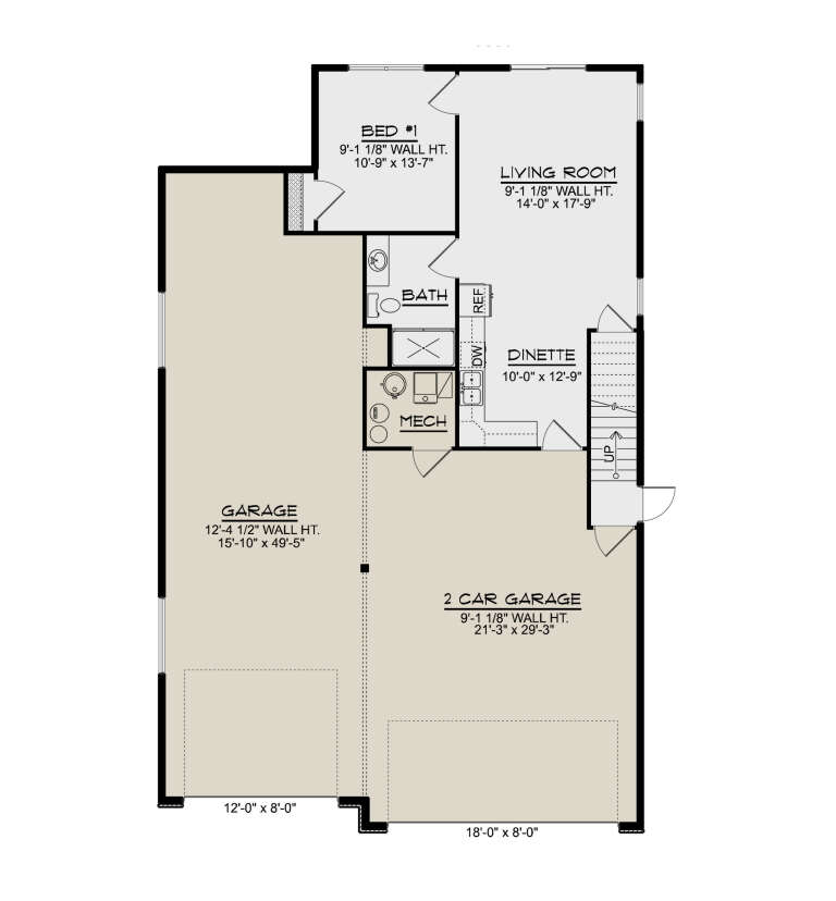 House Plan House Plan #32761 Drawing 1