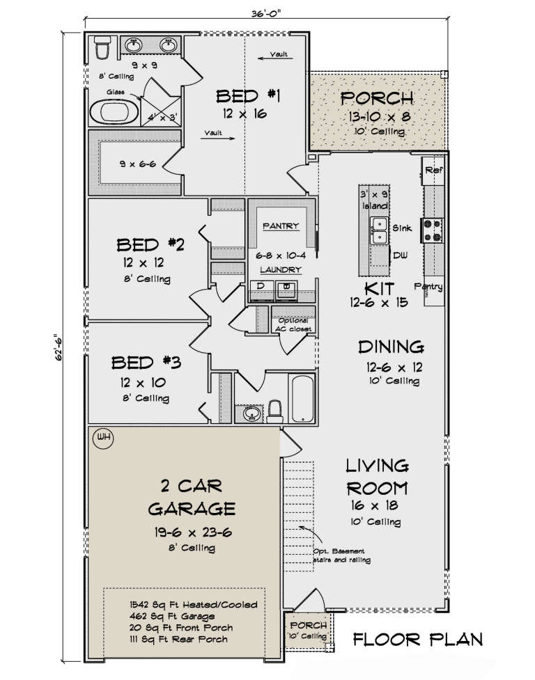 House Plan House Plan #32763 Drawing 1