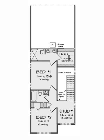Second Floor for House Plan #4848-00459