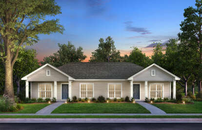 Country House Plan #041-00387 Elevation Photo