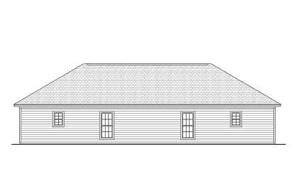 Country House Plan #041-00387 Elevation Photo