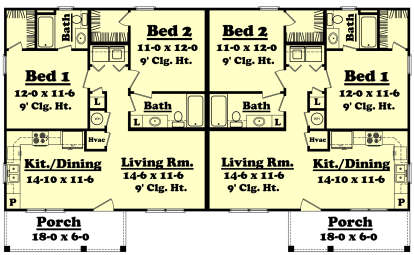Main Floor  for House Plan #041-00387